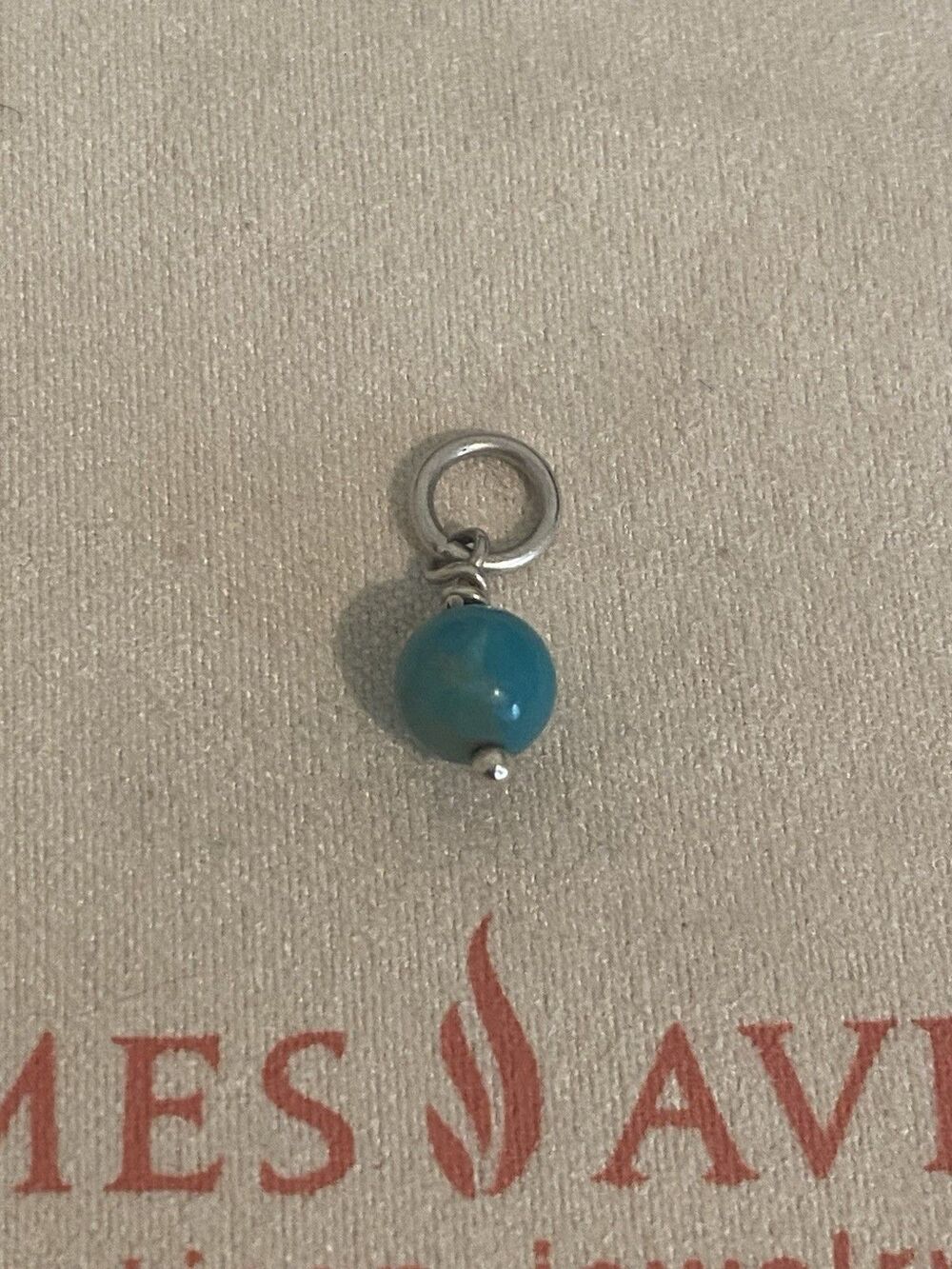 James Avery Retired Turquoise Bead Charm